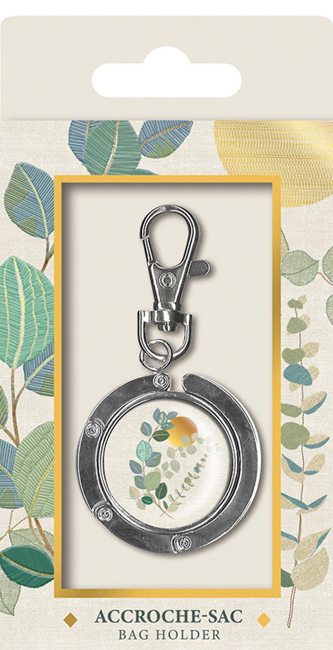 EDITIONS DU DESASTRE Broderie - Accroche-sac - Eucalyptus 8cm