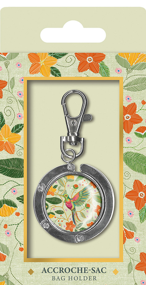 EDITIONS DU DESASTRE Broderie - Accroche-sac - Colibri 8cm