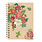 EDITIONS DU DESASTRE Broderie - Carnet à spirales 192p lignées 100g - Fleurs 16x21cm