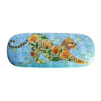 EDITIONS DU DESASTRE Broderie - Boîte à lunettes - Chat 16,5x6x4cm