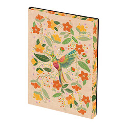 EDITIONS DU DESASTRE Broderie - Carnet souple 192p lignées 100g - Colibri 14,5x20,5cm