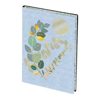 EDITIONS DU DESASTRE Broderie - Carnet souple 192p lignées 100g - Eucalyptus 14,5x20,5cm