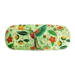 EDITIONS DU DESASTRE Broderie - Boîte à lunettes - Colibri 16,5x6x4cm