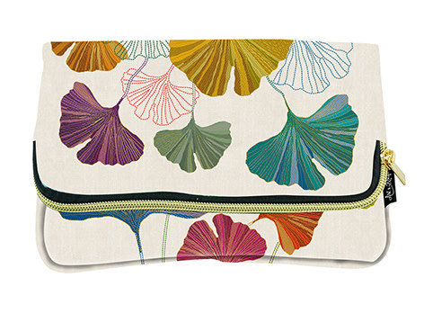 EDITIONS DU DESASTRE Broderie - Protège livre - Gingko 21x27,2cm