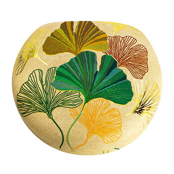 EDITIONS DU DESASTRE Broderie - Boîte à bijoux - Gingko 7,5x7x3cm