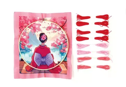 GRAINE CREATIVE Kit Punch Needle Kimono Ø250 Mm