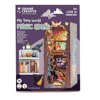 GRAINE CREATIVE Maquette 3D Bois Magic House