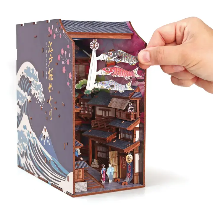 GRAINE CREATIVE Maquette 3D Bois Sakura Lane