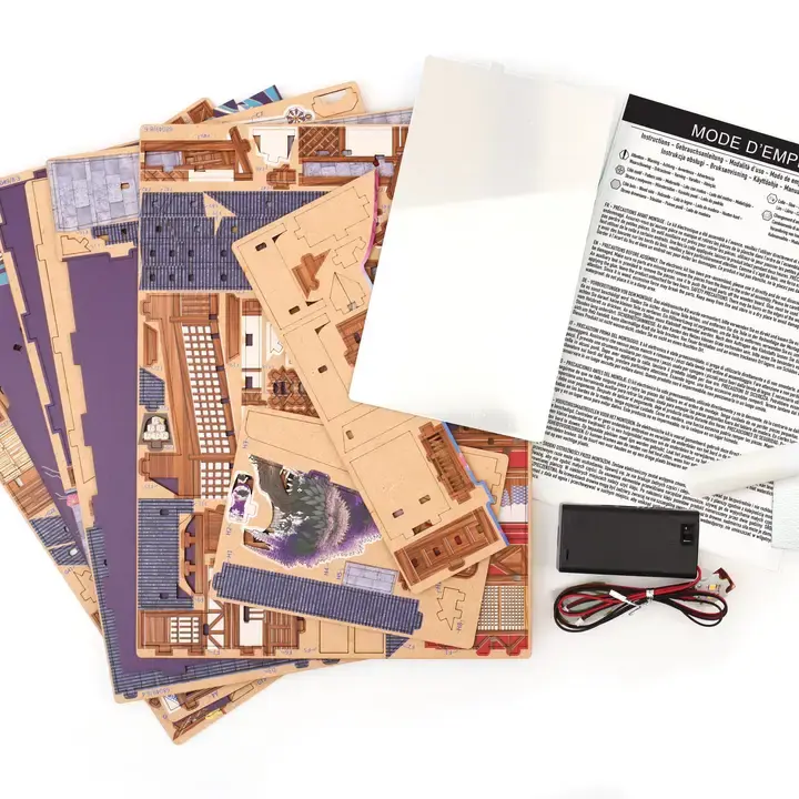 GRAINE CREATIVE Maquette 3D Bois Sakura Lane