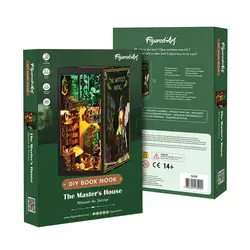 FIGURED'ART Book Nook Maison du Sorcier