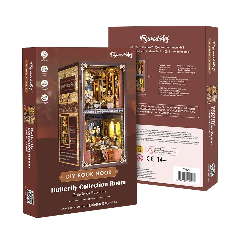 FIGURED'ART Book Nook Galerie de Papillons