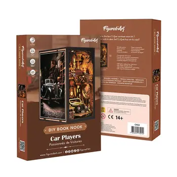 FIGURED'ART Book Nook Passionnés de Voitures
