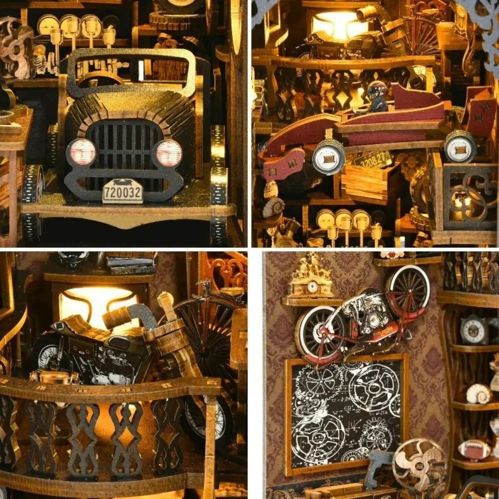 FIGURED'ART Book Nook Passionnés de Voitures