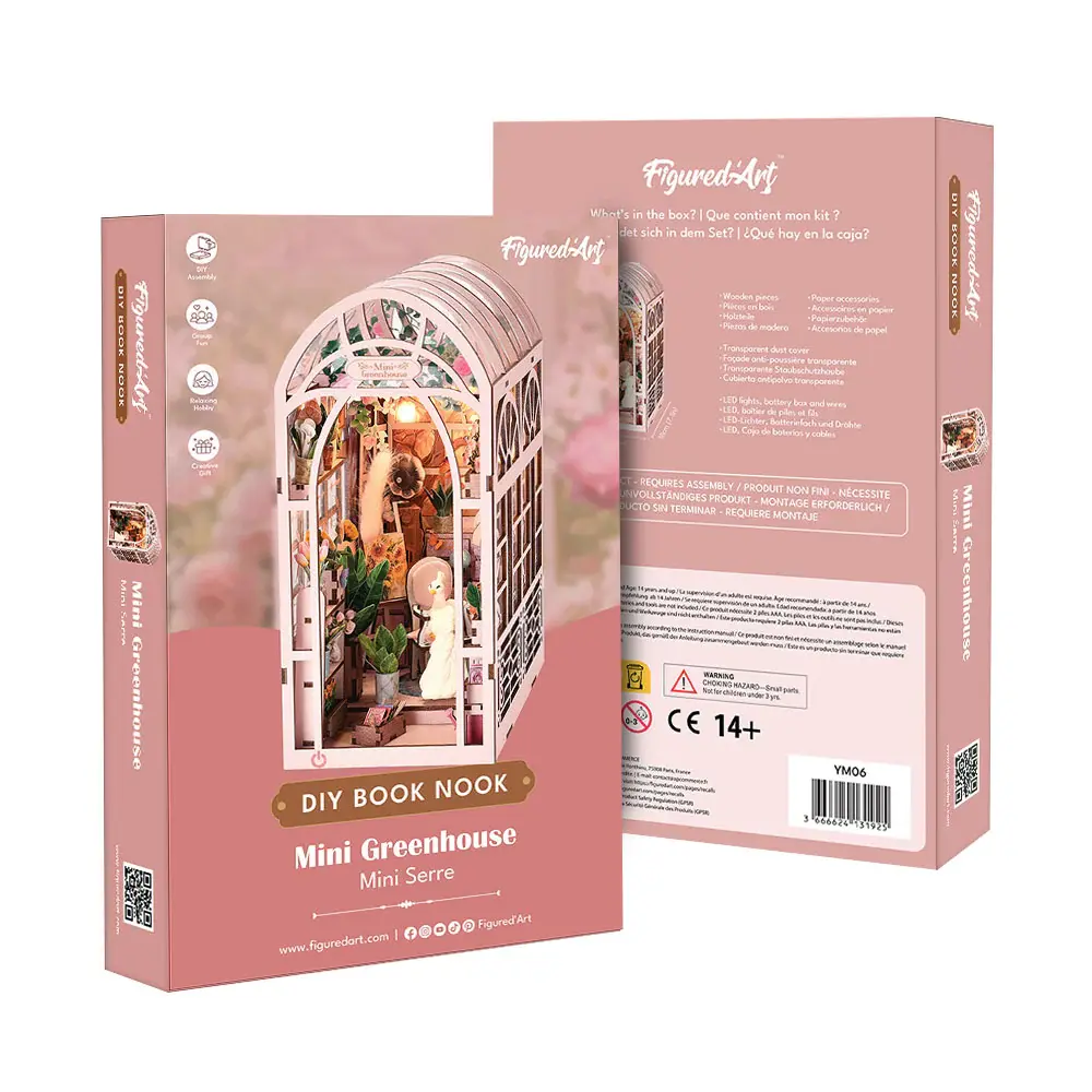 FIGURED'ART Book Nook Mini Serre