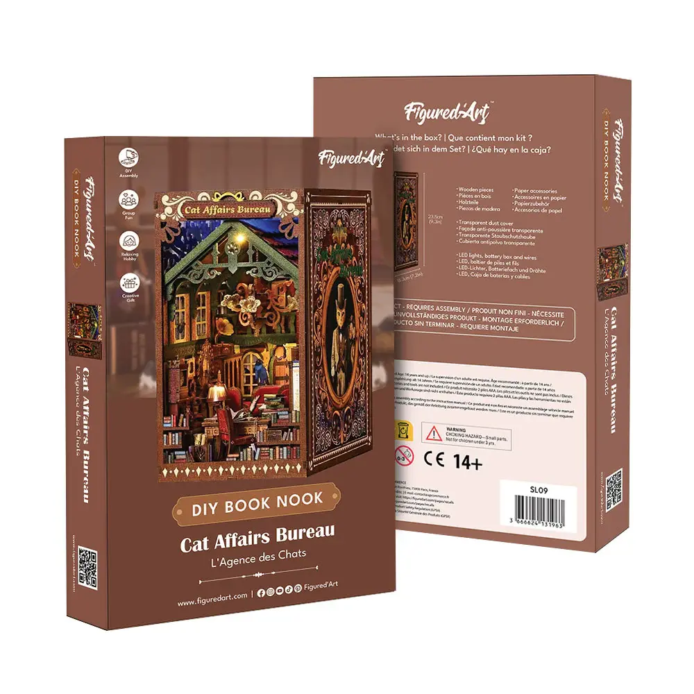 FIGURED'ART Book Nook L’Agence des Chats