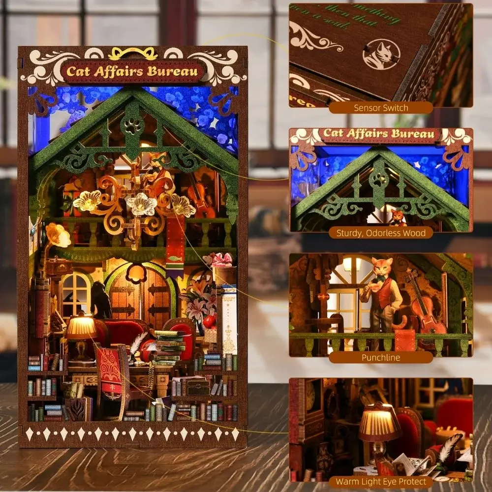 FIGURED'ART Book Nook L’Agence des Chats