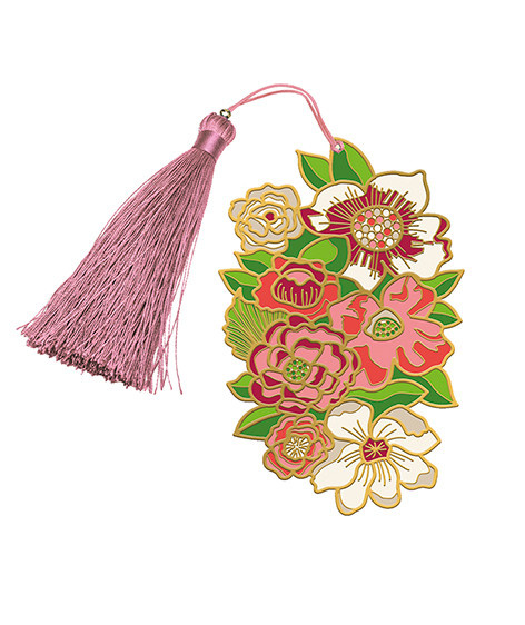 EDITIONS DU DESASTRE Broderie - Marque-page - Rose 8cm