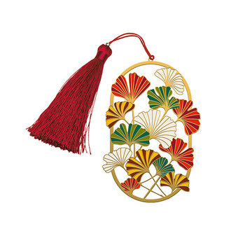 EDITIONS DU DESASTRE Broderie - Marque-page - Gingko 8cm