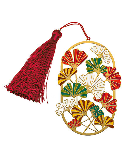 EDITIONS DU DESASTRE Broderie - Marque-page - Gingko 8cm