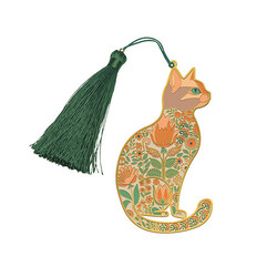 EDITIONS DU DESASTRE Broderie - Marque-page - Chat 8cm