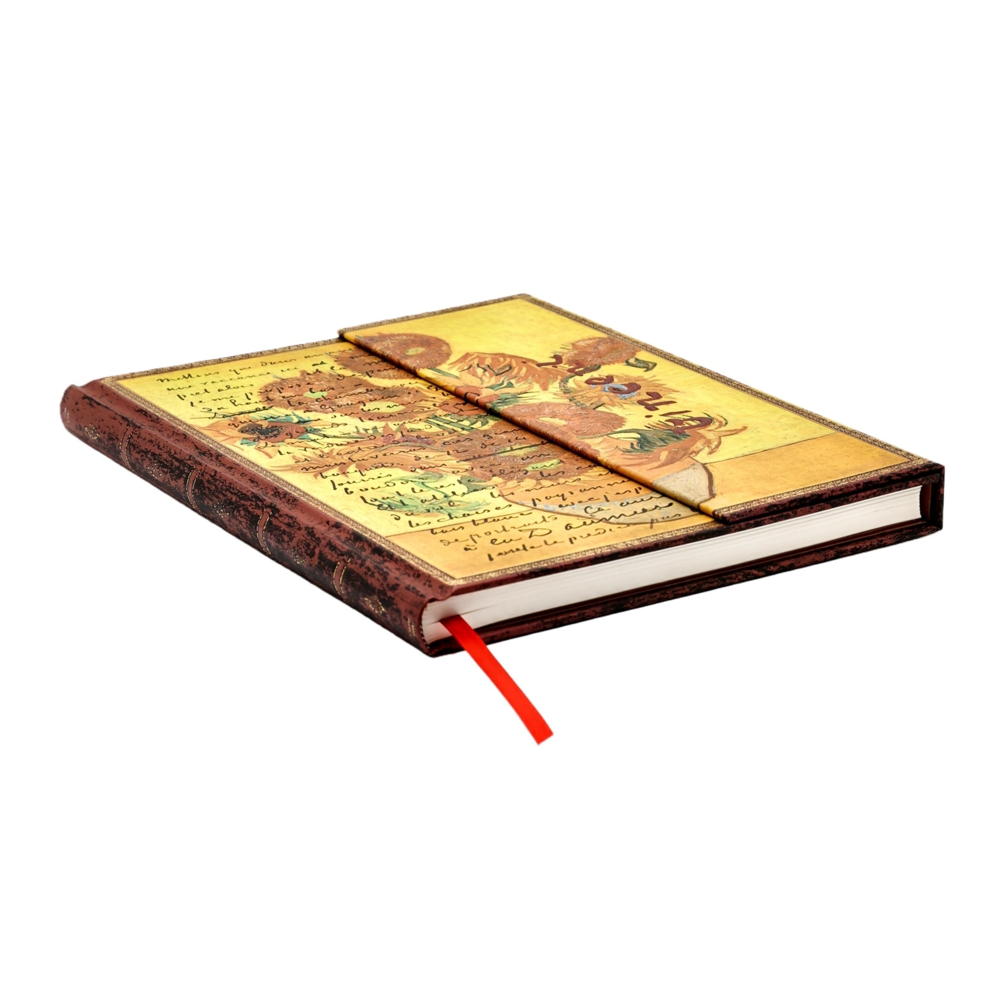 PAPERBLANKS Carnets à couverture rigide Van Gogh, Tournesols Ultra Pages non lignées