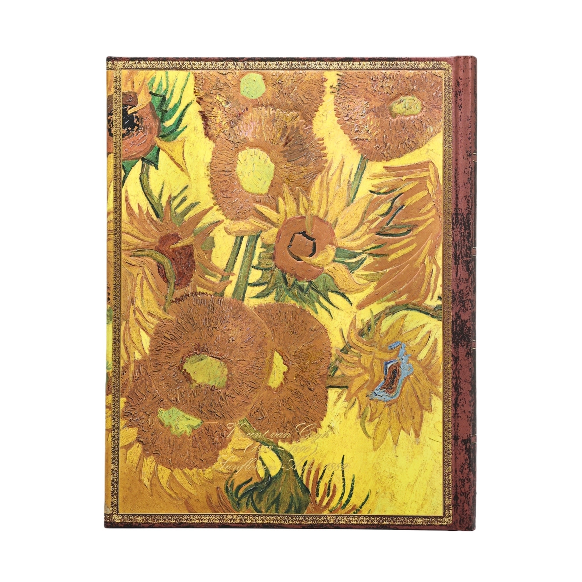 PAPERBLANKS Carnets à couverture rigide Van Gogh, Tournesols Ultra Pages lignées