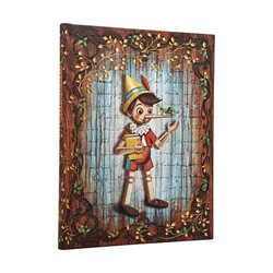 PAPERBLANKS Carnets à couverture rigide Carlo Collodi, Pinocchio Ultra Pages non lignées