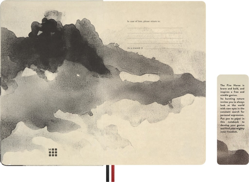 MOLESKINE Carnet Grand Format Année du Cheval 2, Ligné, Couverture Rigide