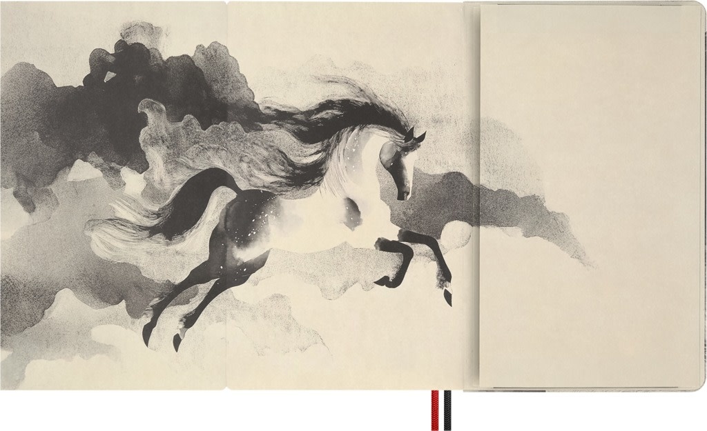 MOLESKINE Carnet Grand Format Année du Cheval 2, Ligné, Couverture Rigide