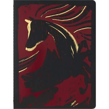 MOLESKINE Cahier Cheval - Très Grand Format - Pages Lignées