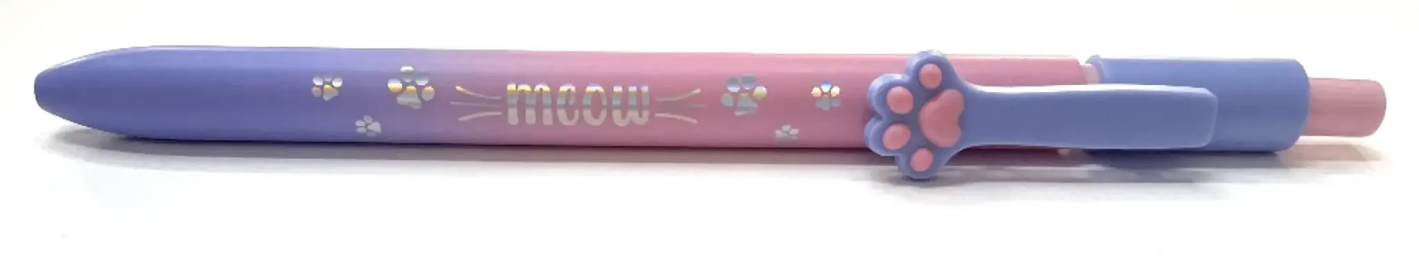 LEGAMI Meow Stylo à bille Rose/Bleu