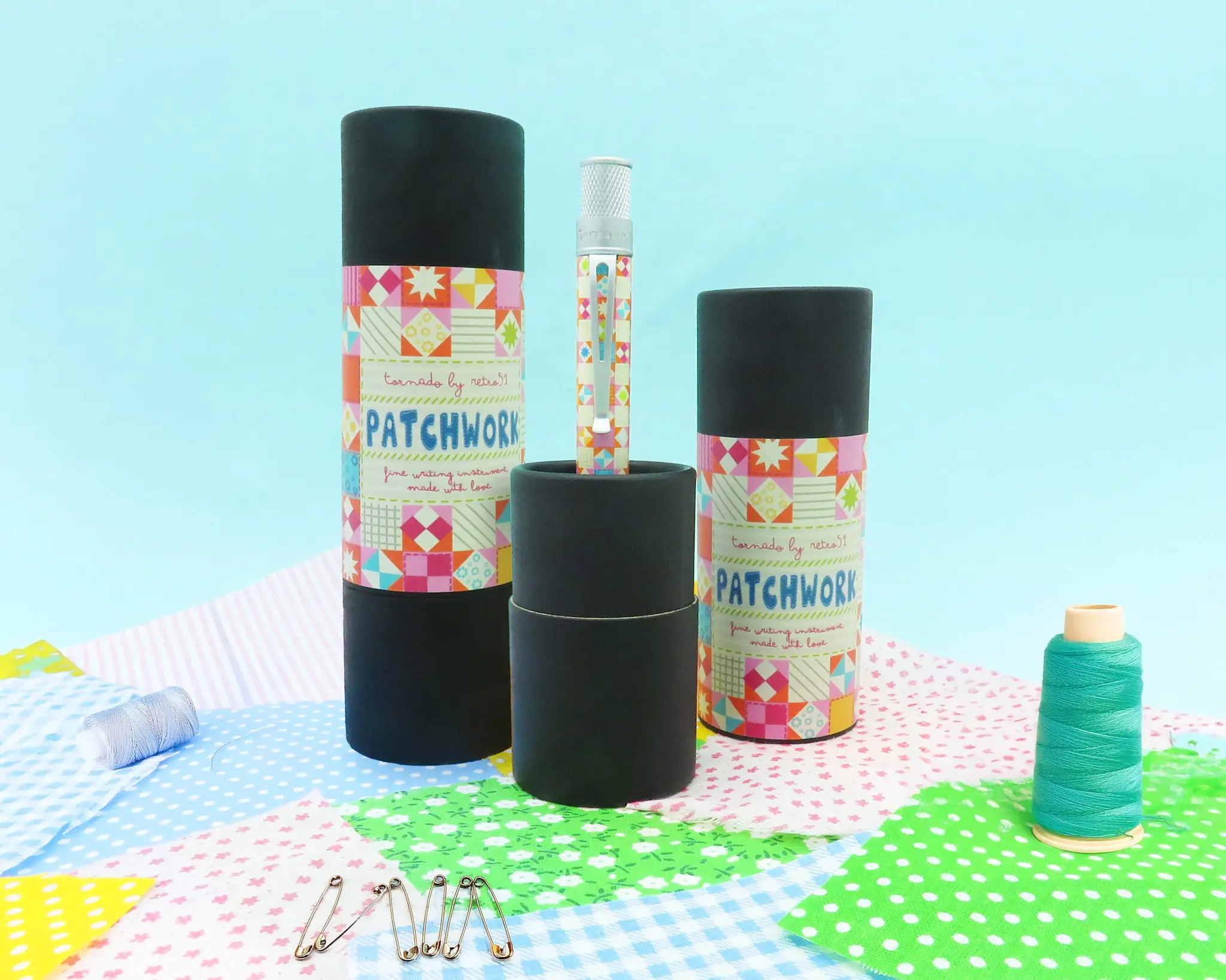 RETRO 51 Stylo Roller Tornado Vintage Patchwork