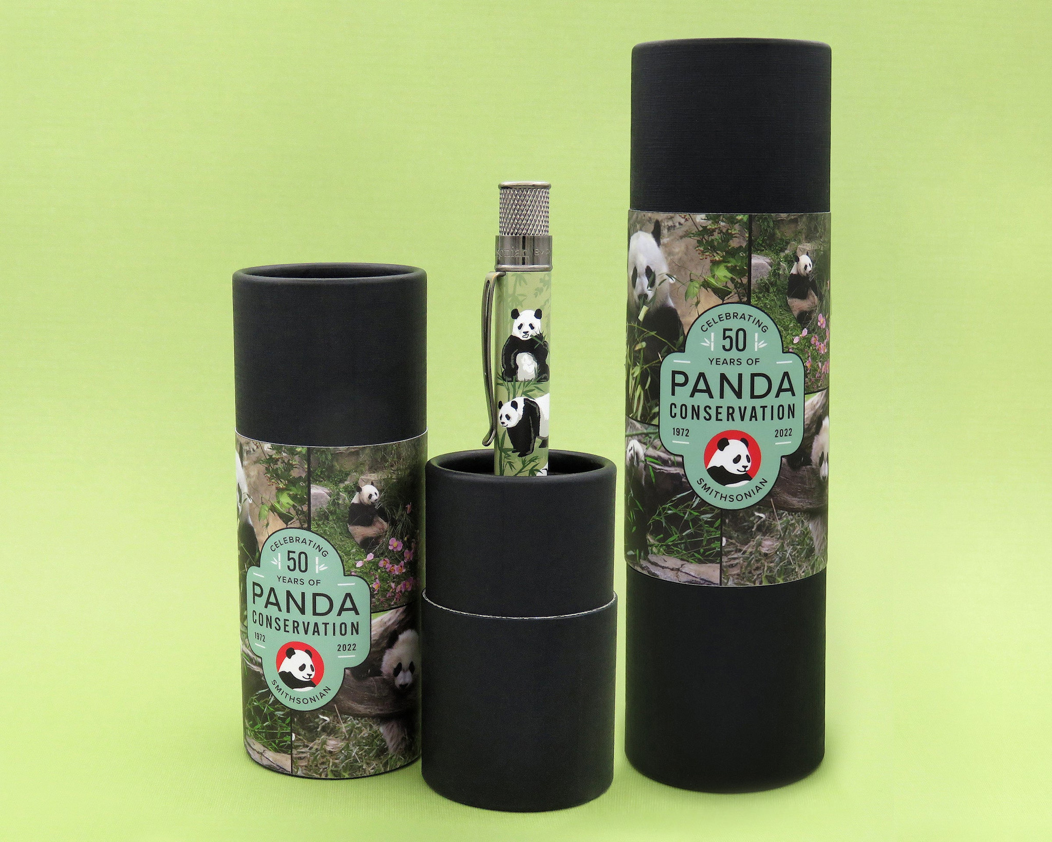 RETRO 51 Stylo Roller Tornado Smithsonian Museum Panda