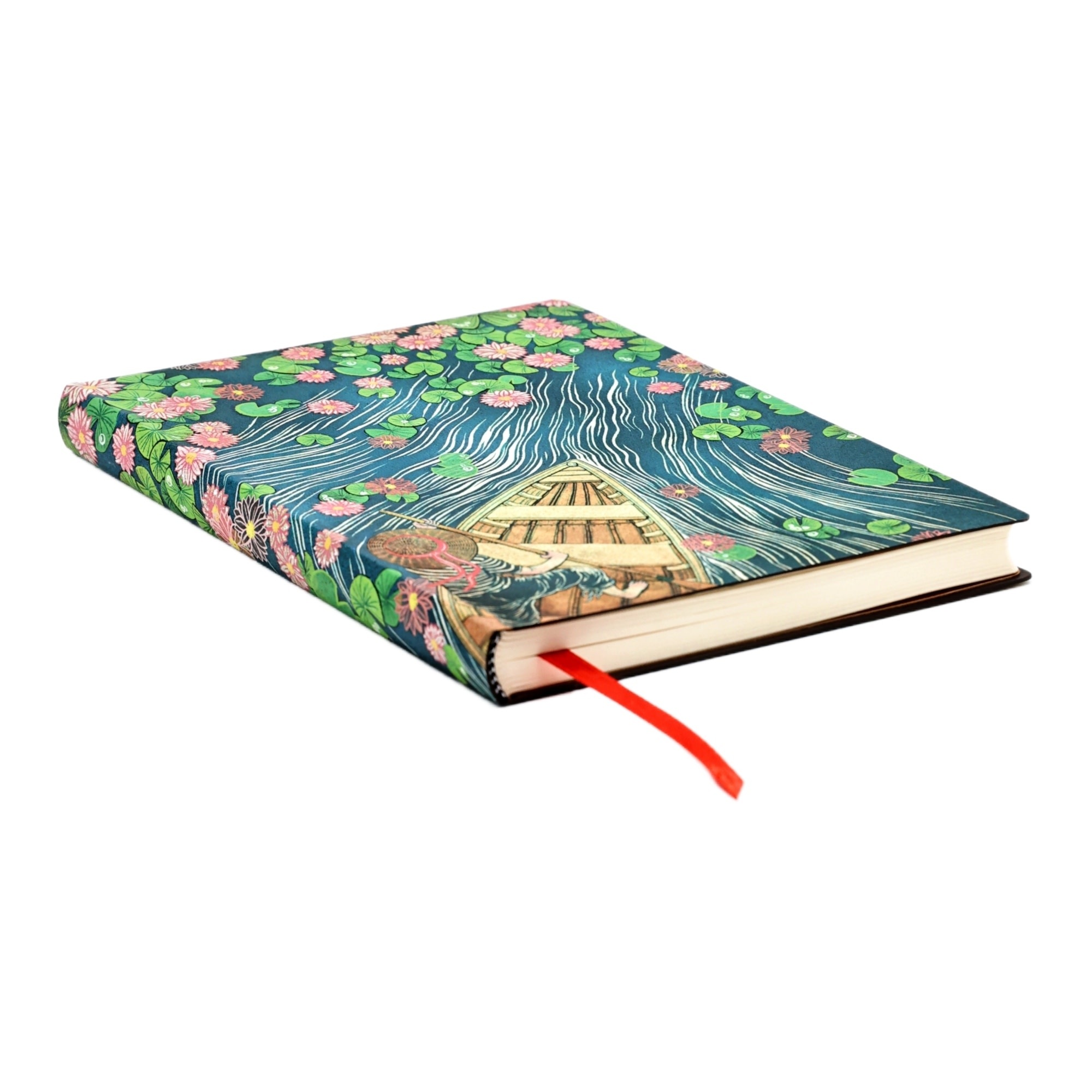 PAPERBLANKS Carnets Flexis à couverture souple Rivière aux Lotus Midi Pages lignées
