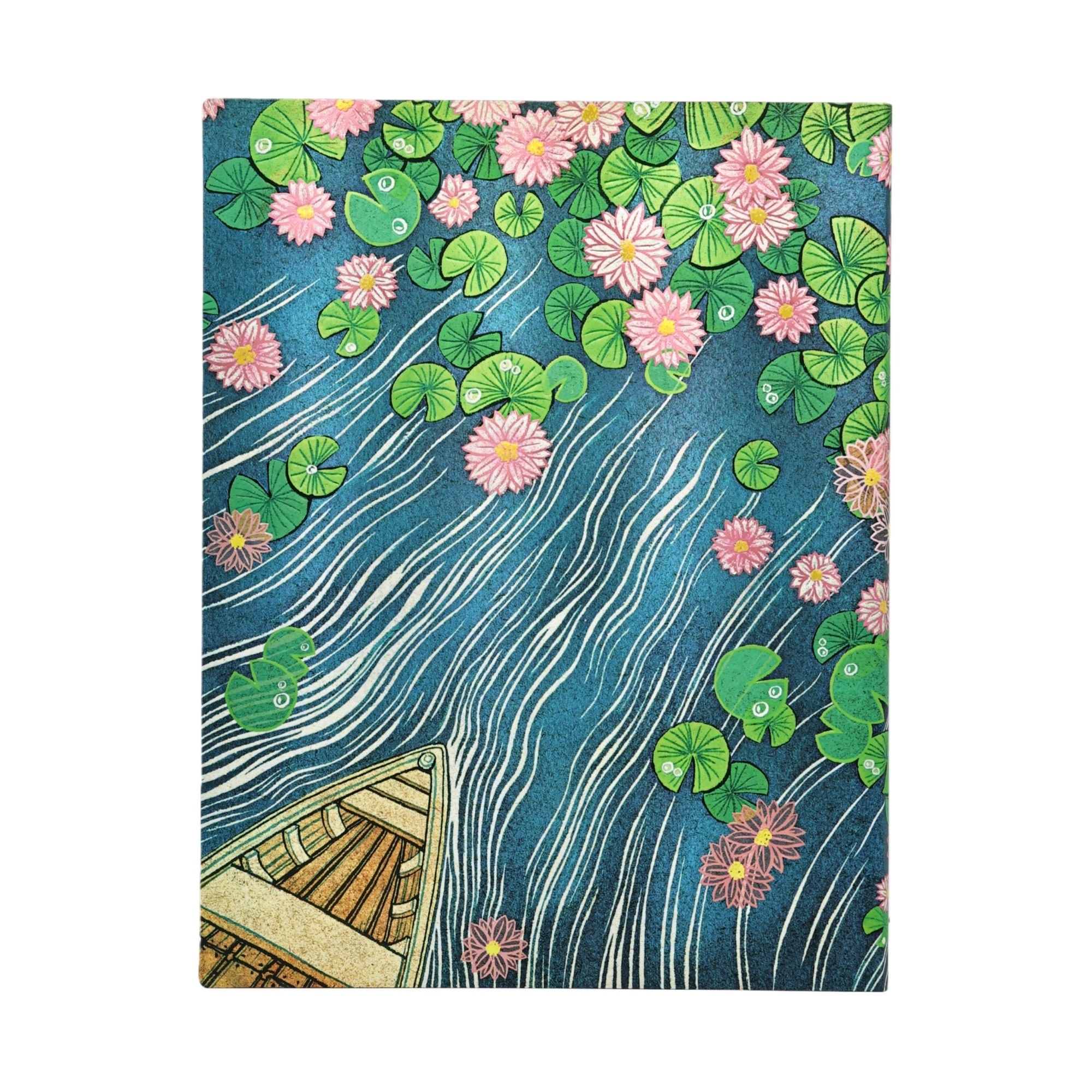 PAPERBLANKS Carnets Flexis à couverture souple Rivière aux Lotus Ultra Pages non lignées