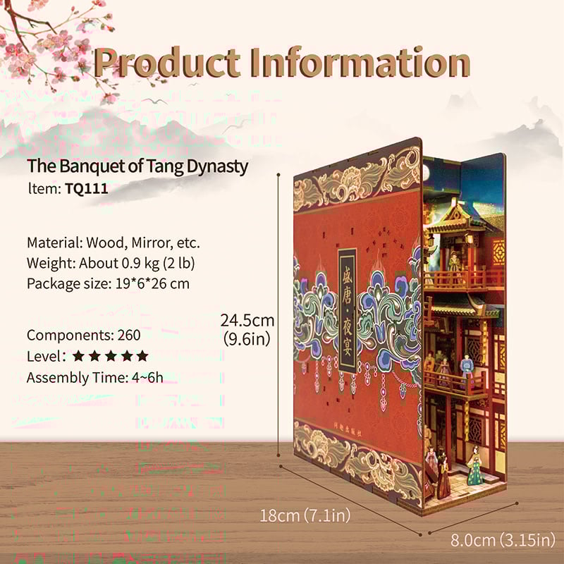 Tonecheer Book Nook The Banquet of Tang Dynasty