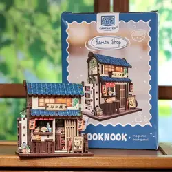 TONECHEER Mini Booknook Ramen Shop 7,6×6,9×5,1cm