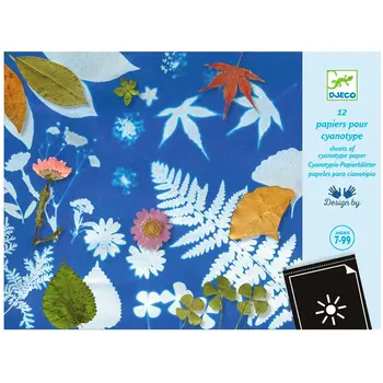 DJECO Les Plus Grands - Ateliers 12 Papiers Pour Cyanotype