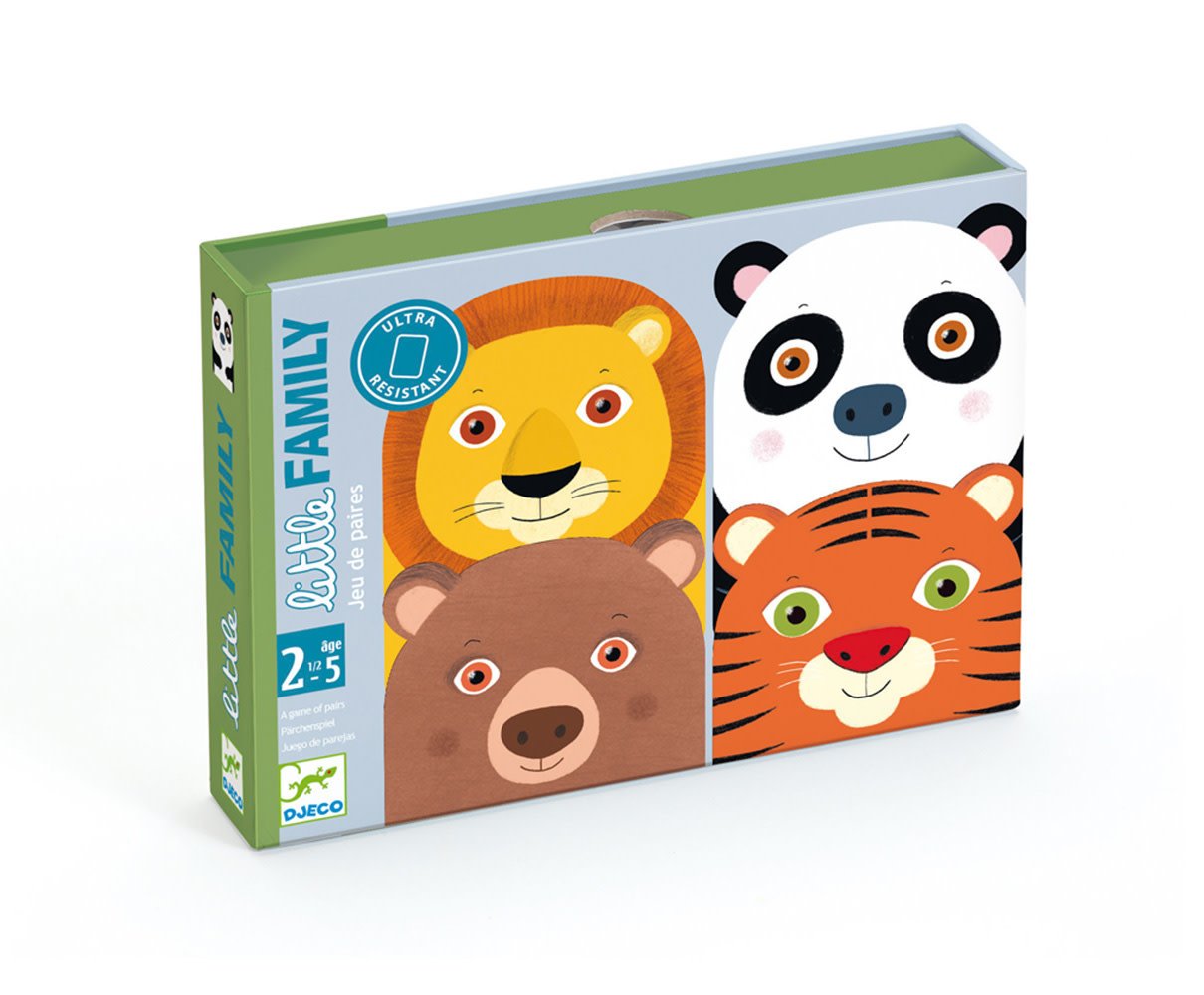DJECO Jeux De Cartes Des Tout-Petits Little Family