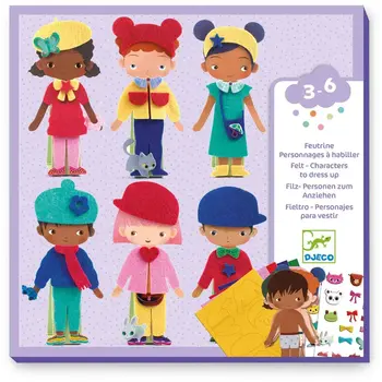 DJECO Les Petits - Collage S’Habiller De Douceur