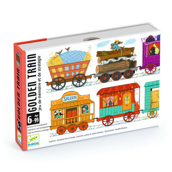 DJECO Jeux De Cartes Golden Train