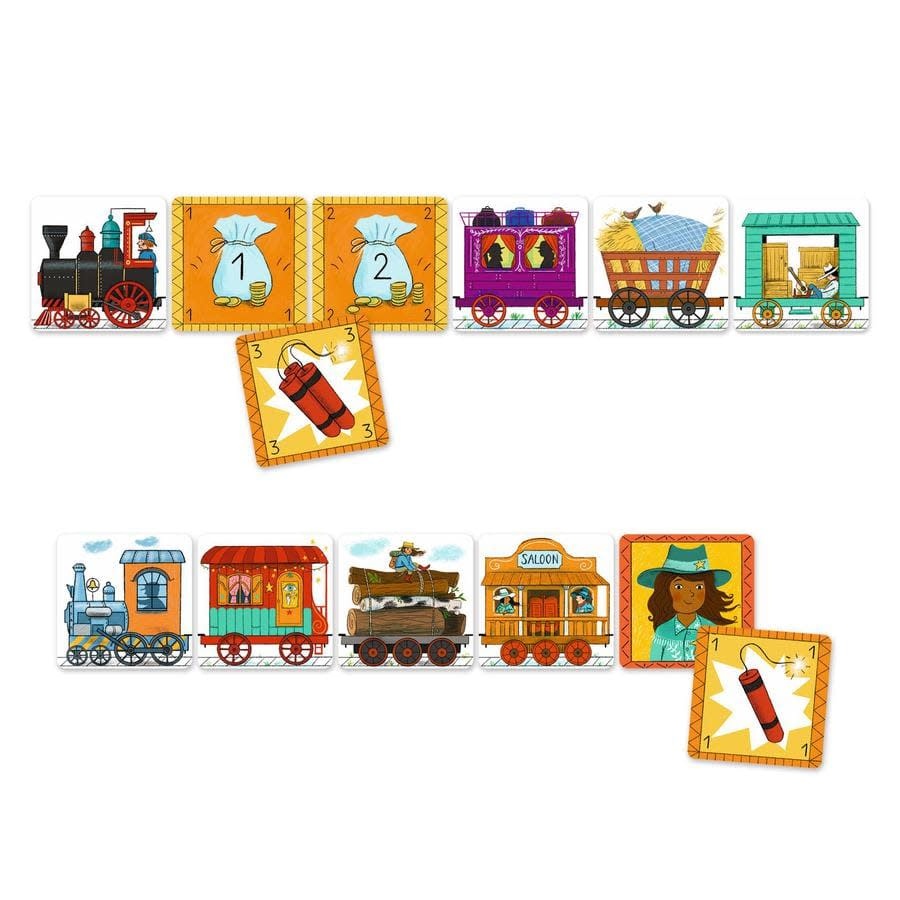DJECO Jeux De Cartes Golden Train