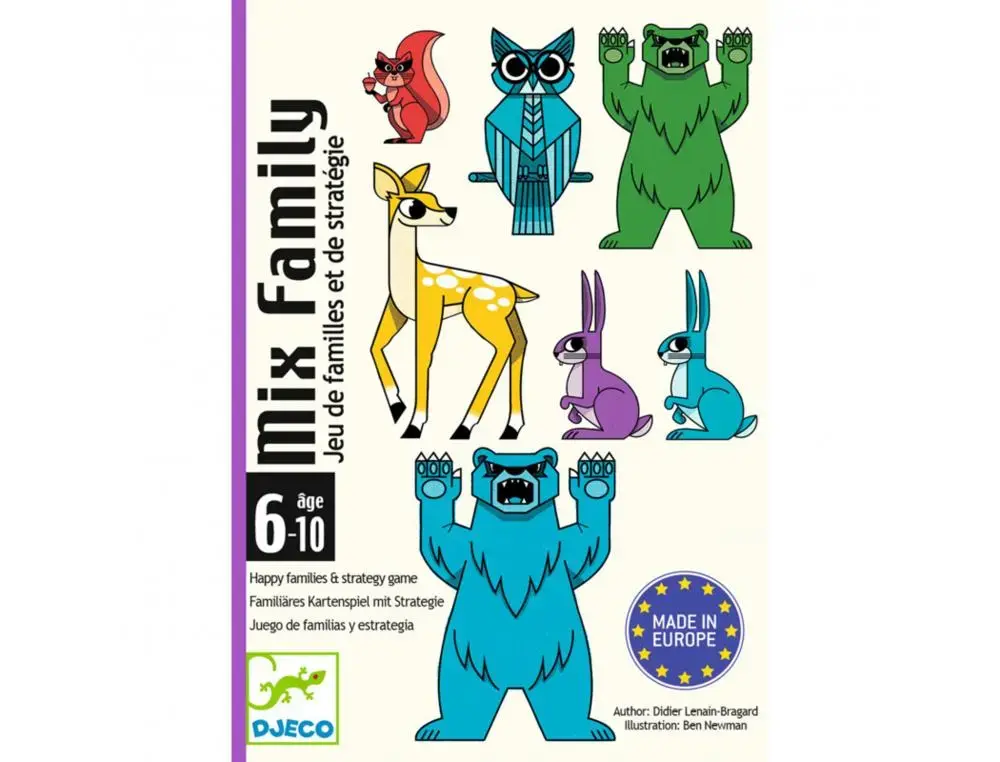 DJECO Jeux De Cartes Mix Familly