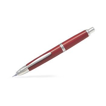 PILOT Capless Rhodié - Rouge - Plume Moyenne - En Coffret