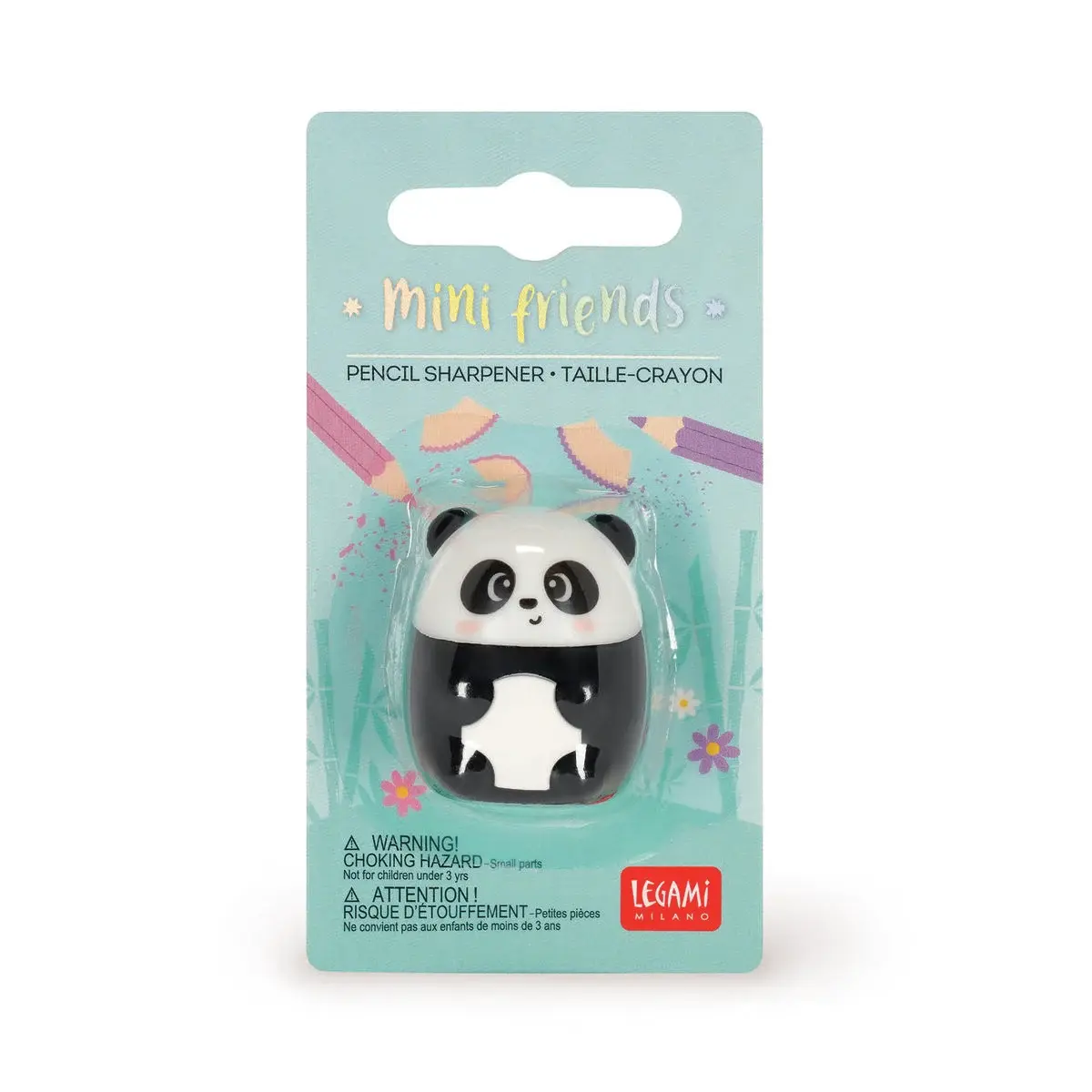 LEGAMI Pencil Sharpener - Mini Friends - Panda