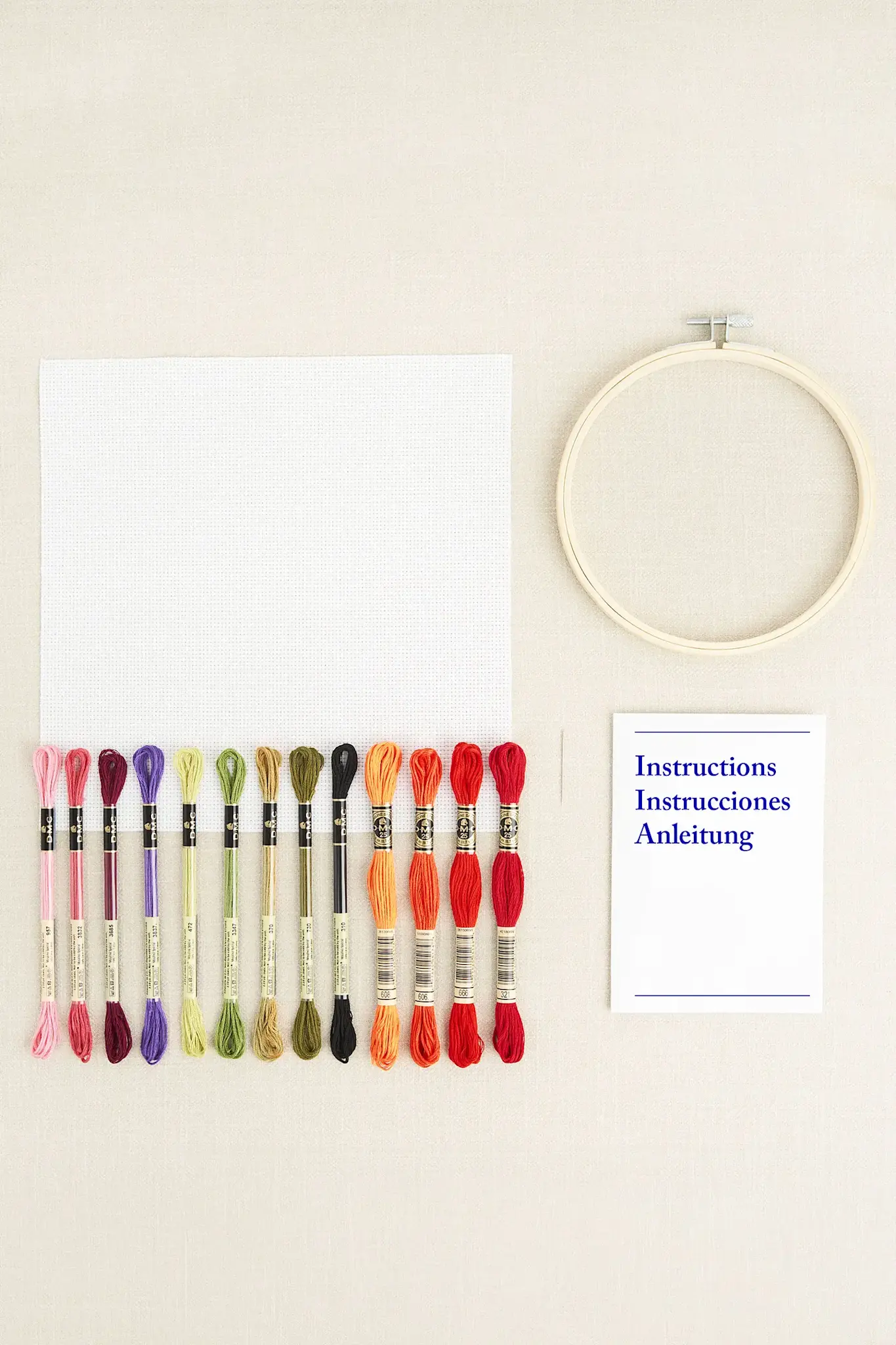 DMC Coquelicots Rouge Kit Point De Croix