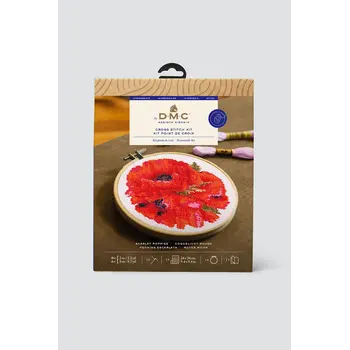 DMC Coquelicots Rouge Kit Point De Croix