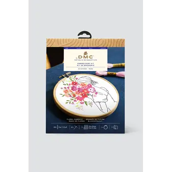 DMC Kit Broderie Brassée De Fleurs