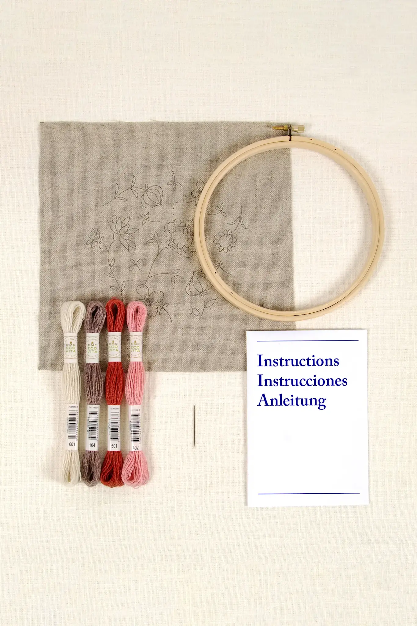 DMC Kit De Broderie Fleurs Indiennes