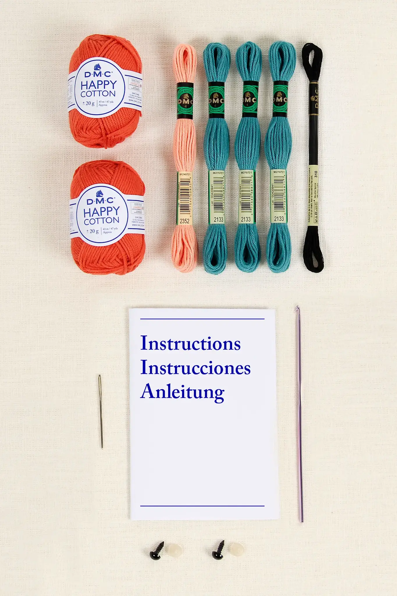 DMC Kit Amigurumi Crabe